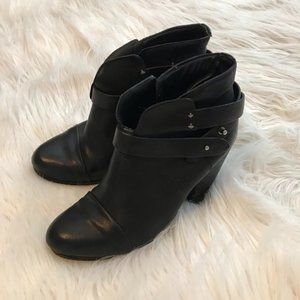 Rag & Bone New York Black Leather Booties
